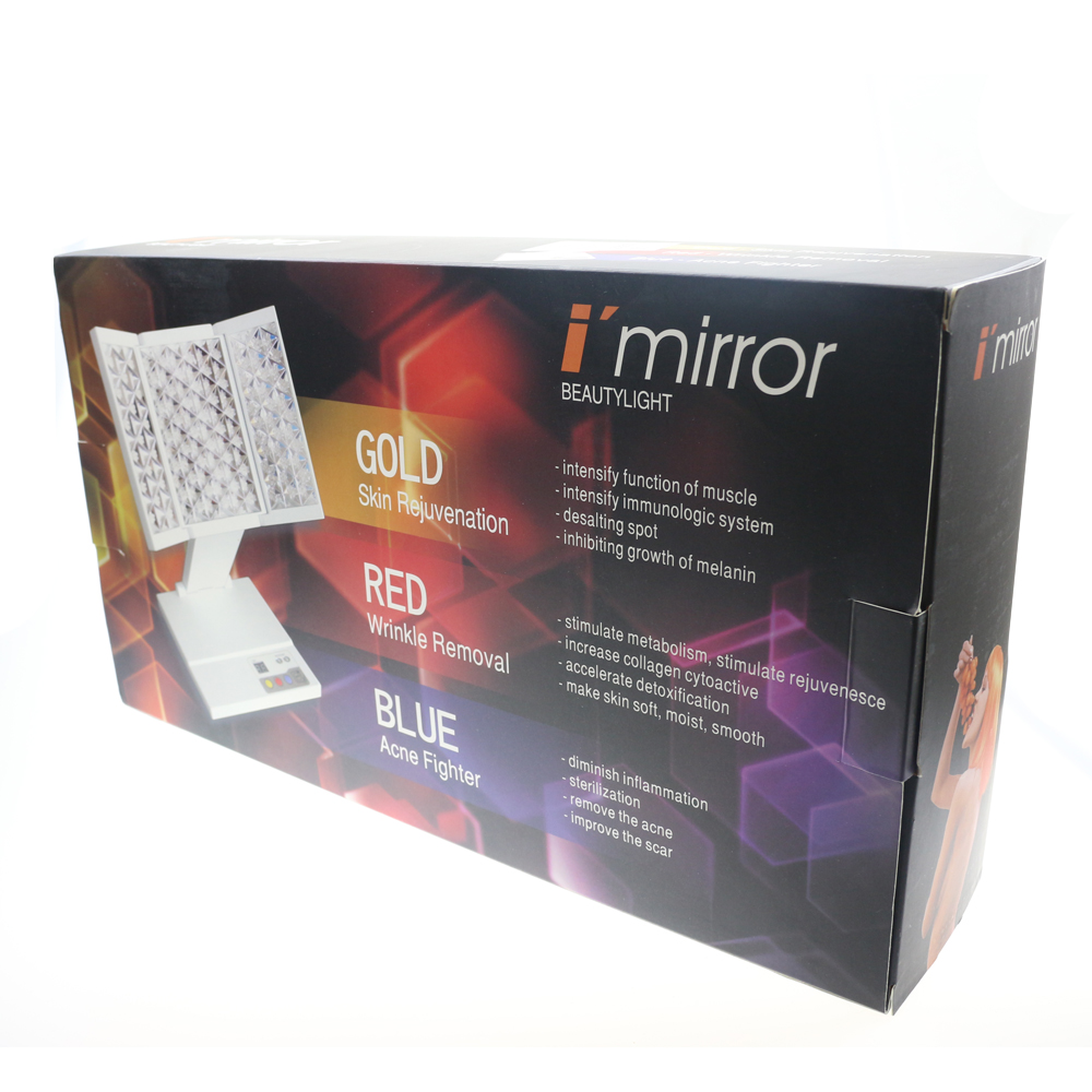Équipement de beauté professionnel à 7 couleurs LED pour la thérapie par photons pour le raffermissement de la peau à usage domestique