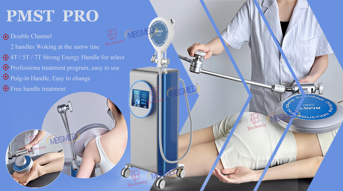 Appareil de thérapie magnéto physique EMTT pemf 7T pour le soulagement de la douleur et des douleurs articulaires