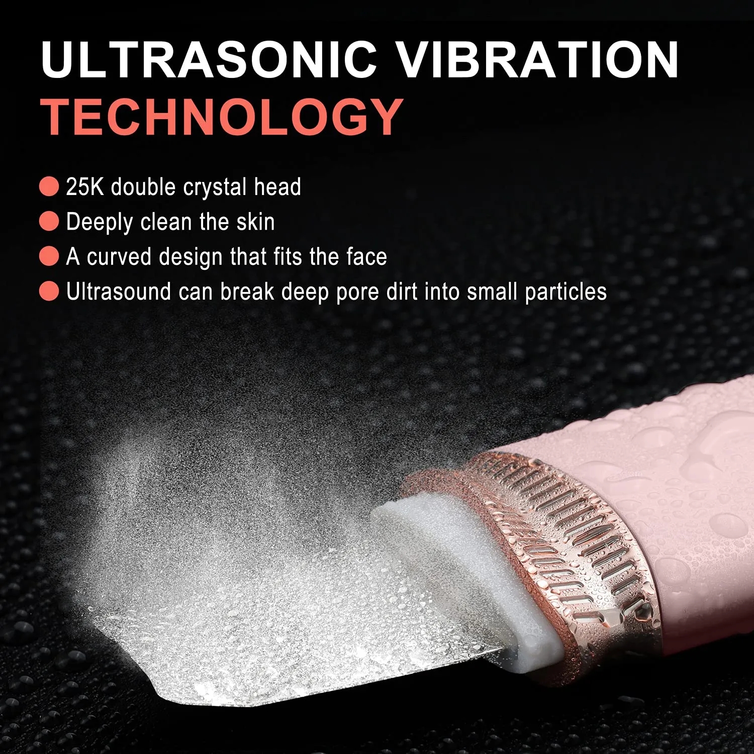 Brosse nettoyante ultrasonique pour le visage, nettoyage, lifting et massage de la peau