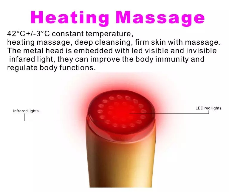 Appareil de beauté pour le soin de la peau par lifting facial Photon et raffermissement pour le soin de la peau par led