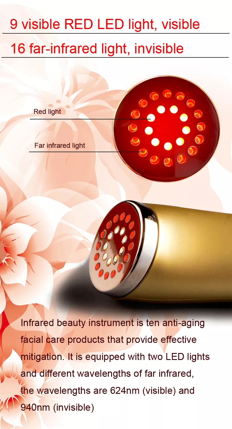 Appareil de beauté pour le soin de la peau par lifting facial Photon et raffermissement pour le soin de la peau par led