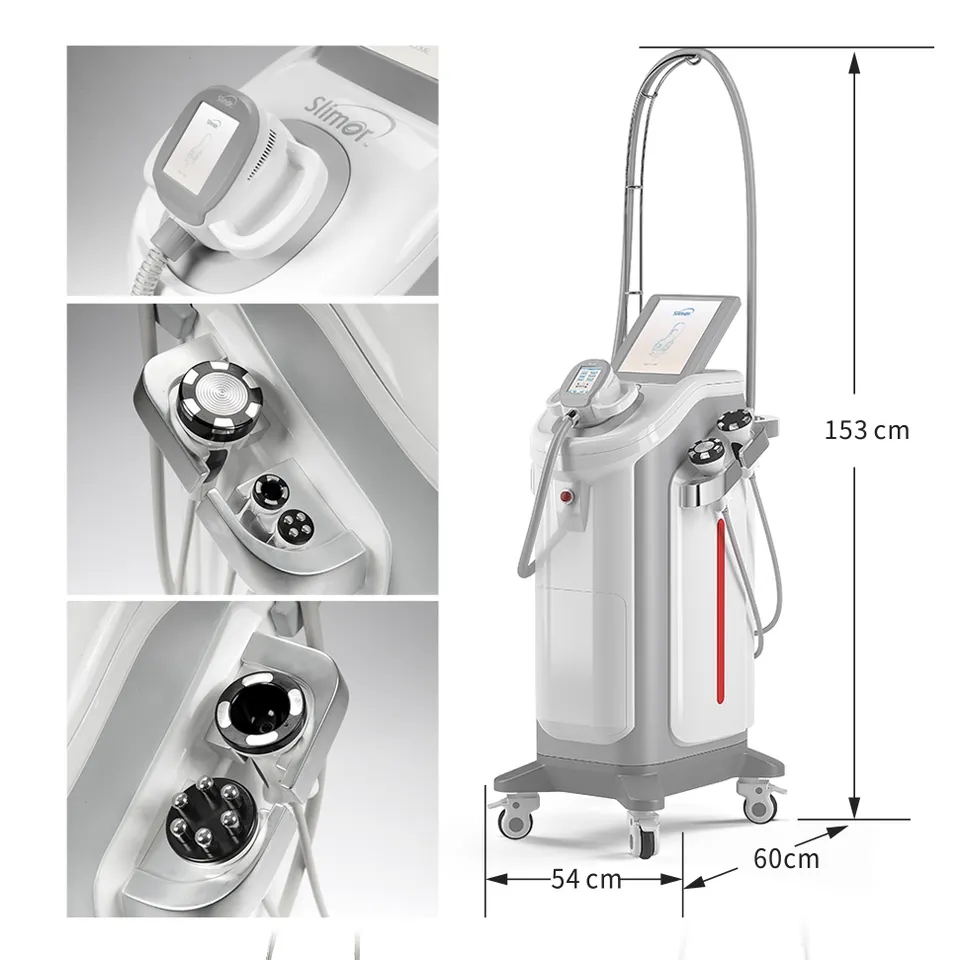 Machine d''amincissement corporel par système de cavitation sous vide à rotation à 360° RF