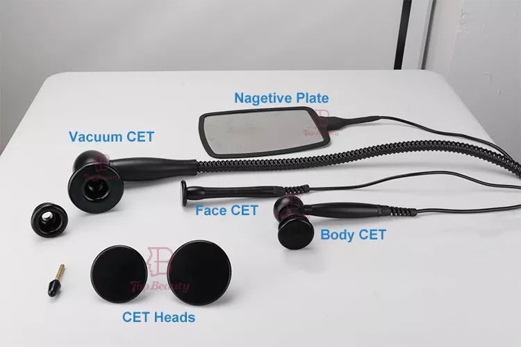 Machine de thérapie Tecar RF sous vide 448khz Indiba RF pour élimination des rides et amincissement du corps, fréquence radio