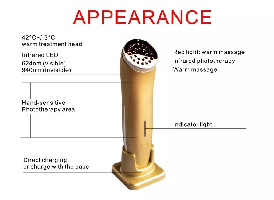 Appareil de beauté pour le soin de la peau par lifting facial Photon et raffermissement pour le soin de la peau par led