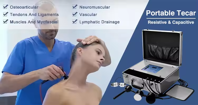 Appareil de physiothérapie Indiba Tecar Diatermia pour soulager la douleur à 448KHZ