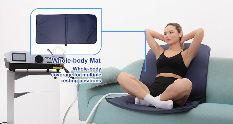 Appareil de thérapie par champ électromagnétique Pemf Thérapie magnétique Double Tampons Tapis de massage corporel complet Pemf