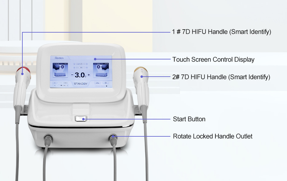 Machine de beauté à ultrasons focalisés de haute intensité pour lifting facial et suppression des rides, amincissement du corps, Vmax HIFU 8D