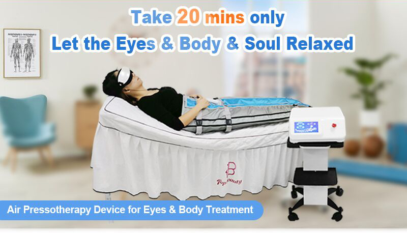 Combinaison de pressothérapie pour jambes corps entier drainage lymphatique machine presoterapia