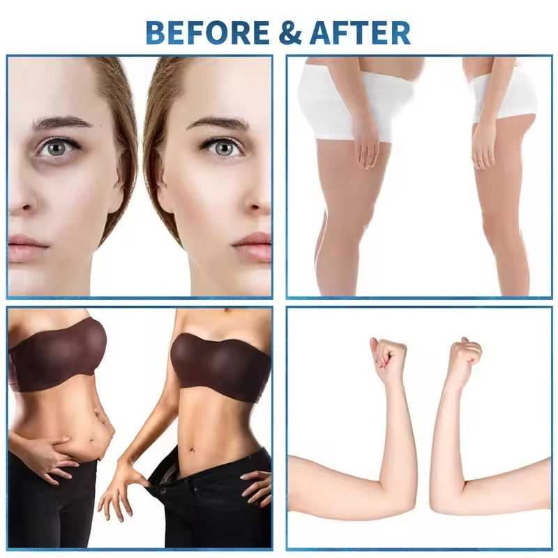 Réduction de la cellulite Contournement du corps Drainage lymphatique Roulis minceur 360° Massage à rouleau interne 6D