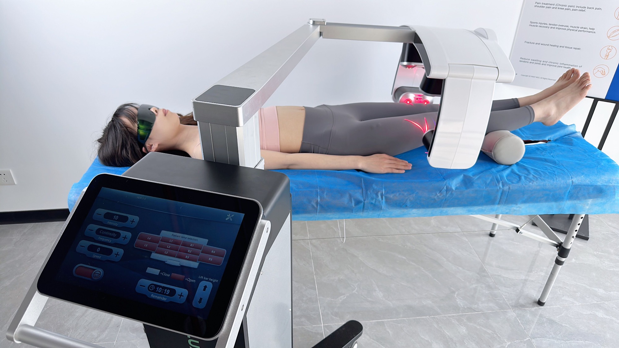 Équipement de rééducation thérapie physique main physiothérapie soulagement de la douleur thérapie laser froid doux