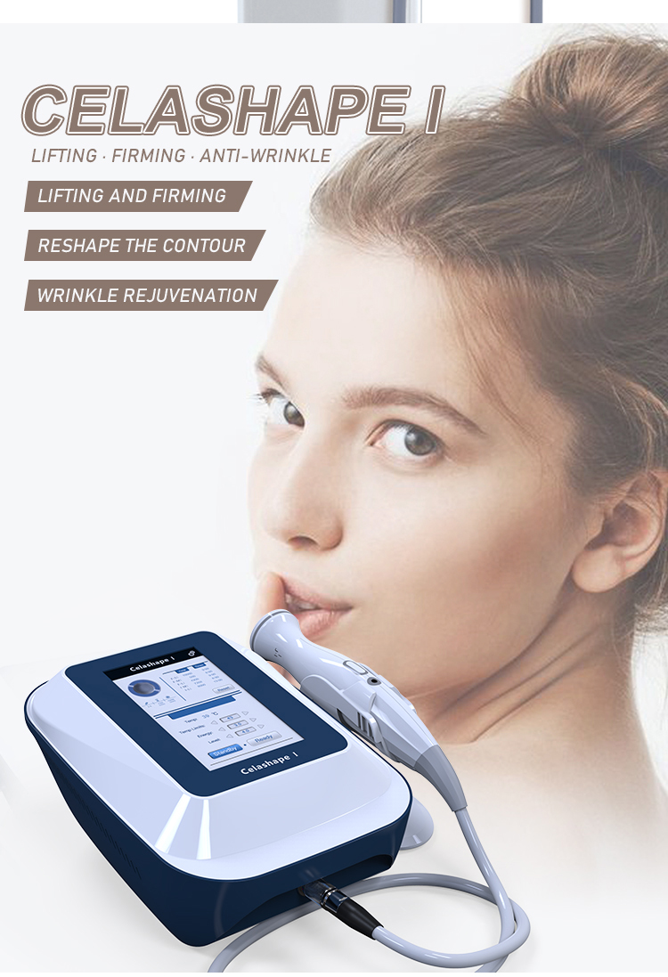 Équipement de beauté faciale à 5 têtes Radiofréquence RF Lifting et raffermissement du visage Élimination des rides Raffermissement de la peau Machine RF