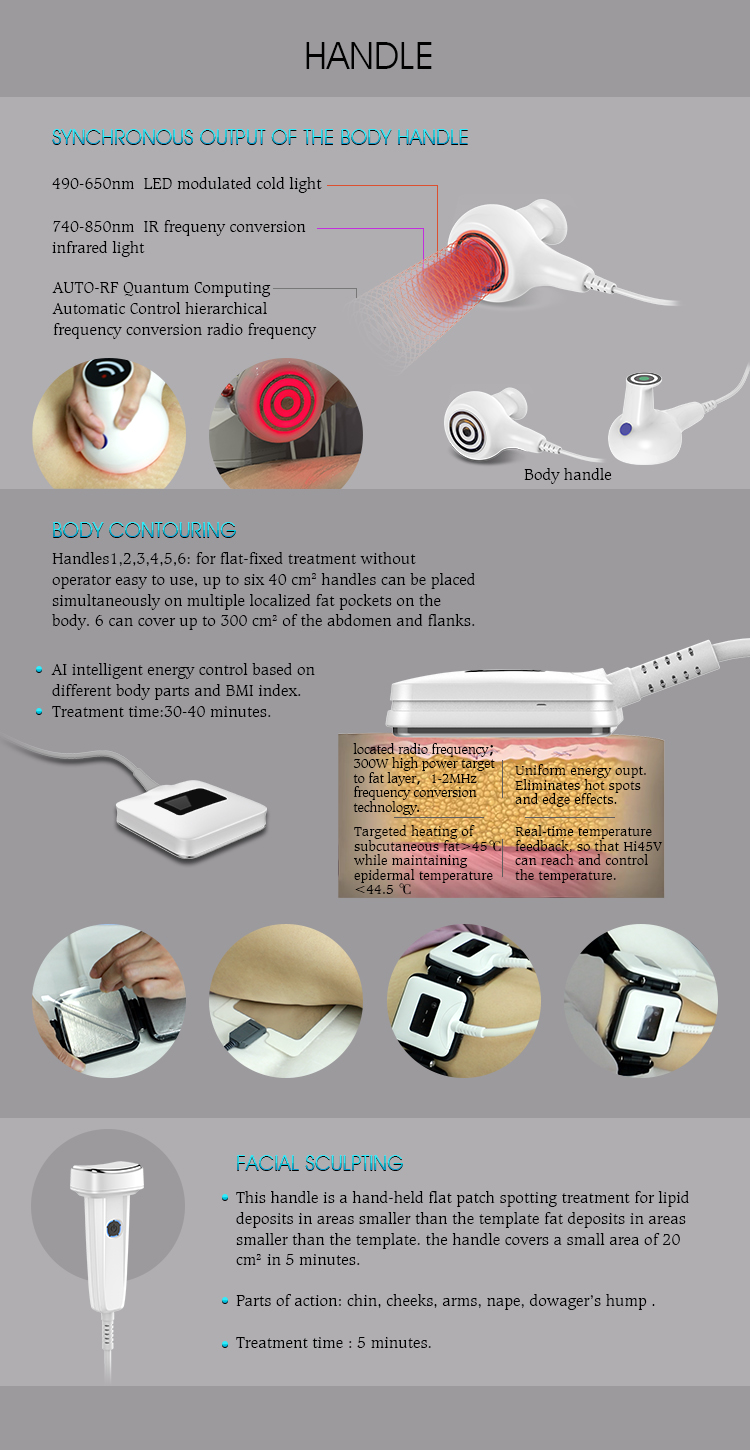 Appareil 3 en 1 pour salon utilisant Trusculpt Id Flex Rf pour le contournement du corps et la sculpture corporelle, traitement de la cellulite à 2mhz et réduction des graisses avec la machine Trufat