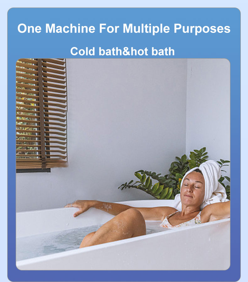 Fabricant de cuve de bain de glace Button Fabricant de cuve de plongée froide Refroidisseur et filtre pour équipement de récupération musculaire pour athlètes