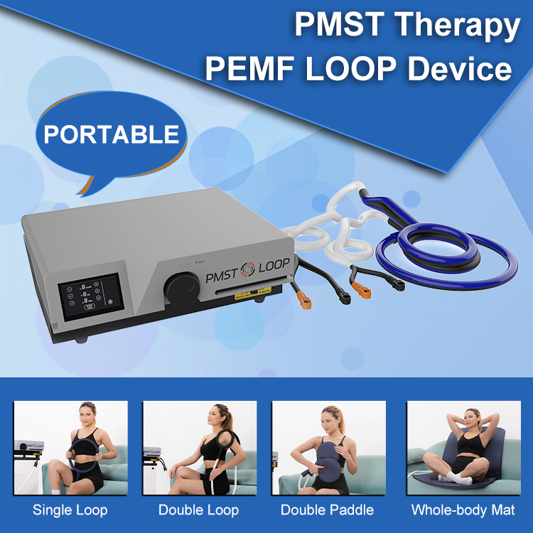 Appareil de thérapie par champ électromagnétique Pemf Thérapie magnétique Double Tampons Tapis de massage corporel complet Pemf