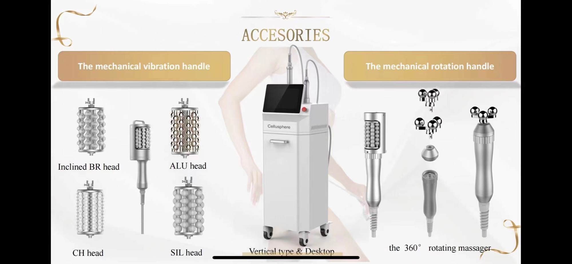 endosphères massage à rouleaux pour réduction de la cellulite