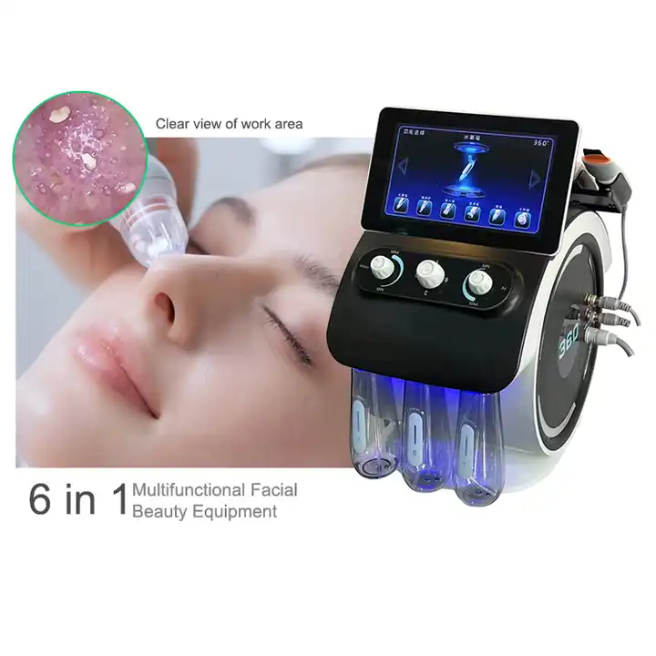 Appareil de soins du visage à jet d''eau oxygéné pour dermabrasion faciale anti-âge hydrodermabrasion