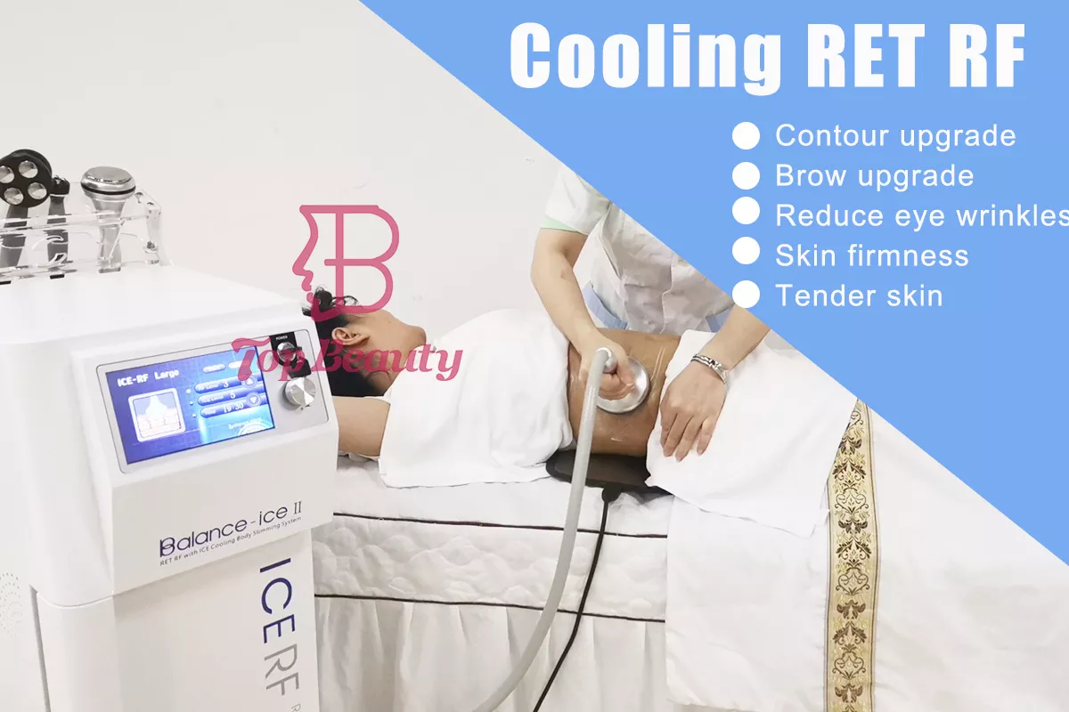 Appareil de sculpture corporelle et de massage RF pour le lifting du visage et du corps, avec technologie RF refroidissante de Corée