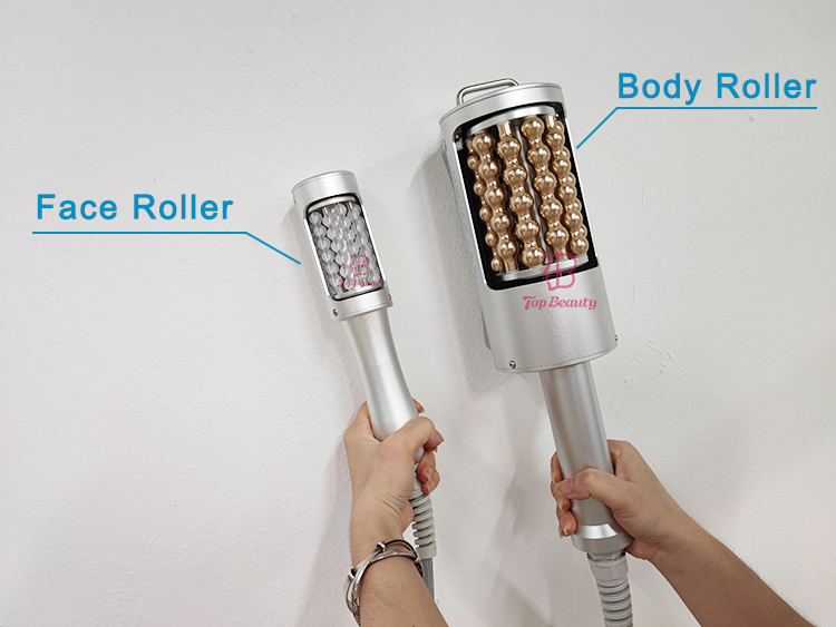 Machine de massage à rouleaux endosphères pour le visage et le corps 2 en 1