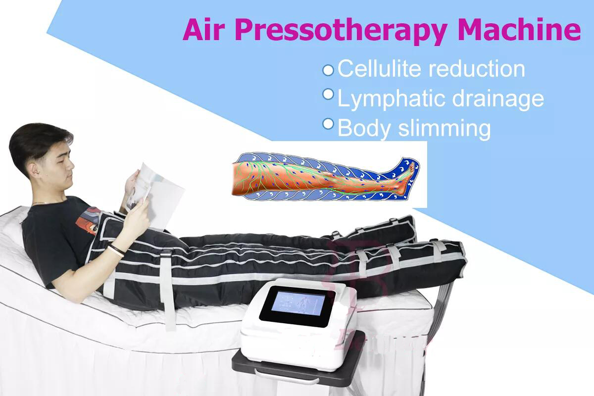 Équipement professionnel de pressothérapie presoterapia Massage Drainage lymphatique Pression d''air Machine d''amincissement