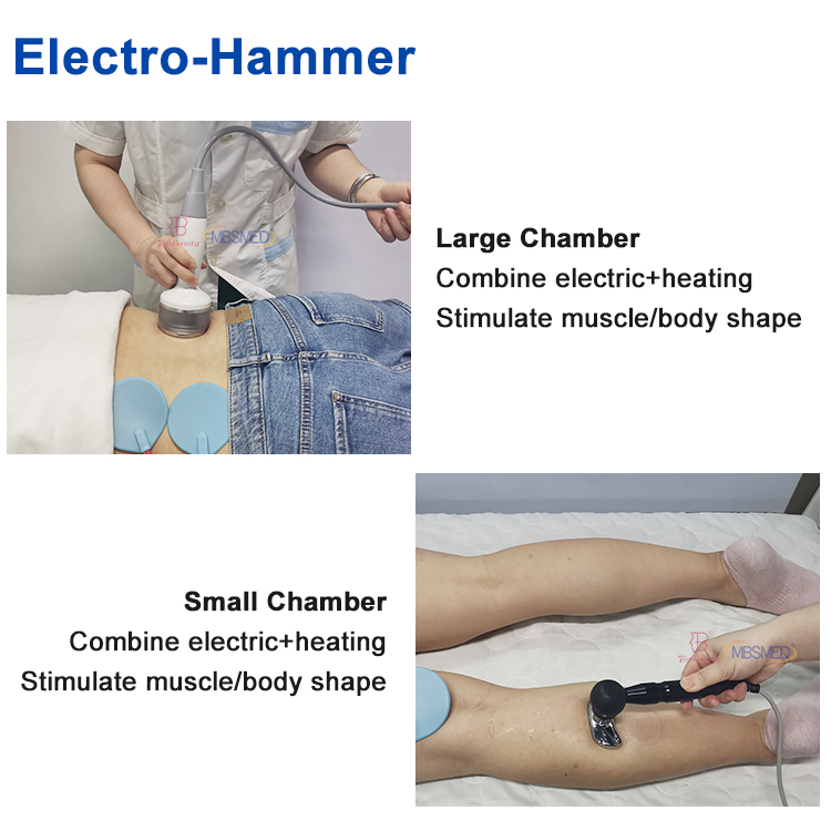 Stimulateur musculaire EMS pour l''amincissement du corps, machine de thérapie par électrostimulation à ondes russes et cupping mammaire sous vide