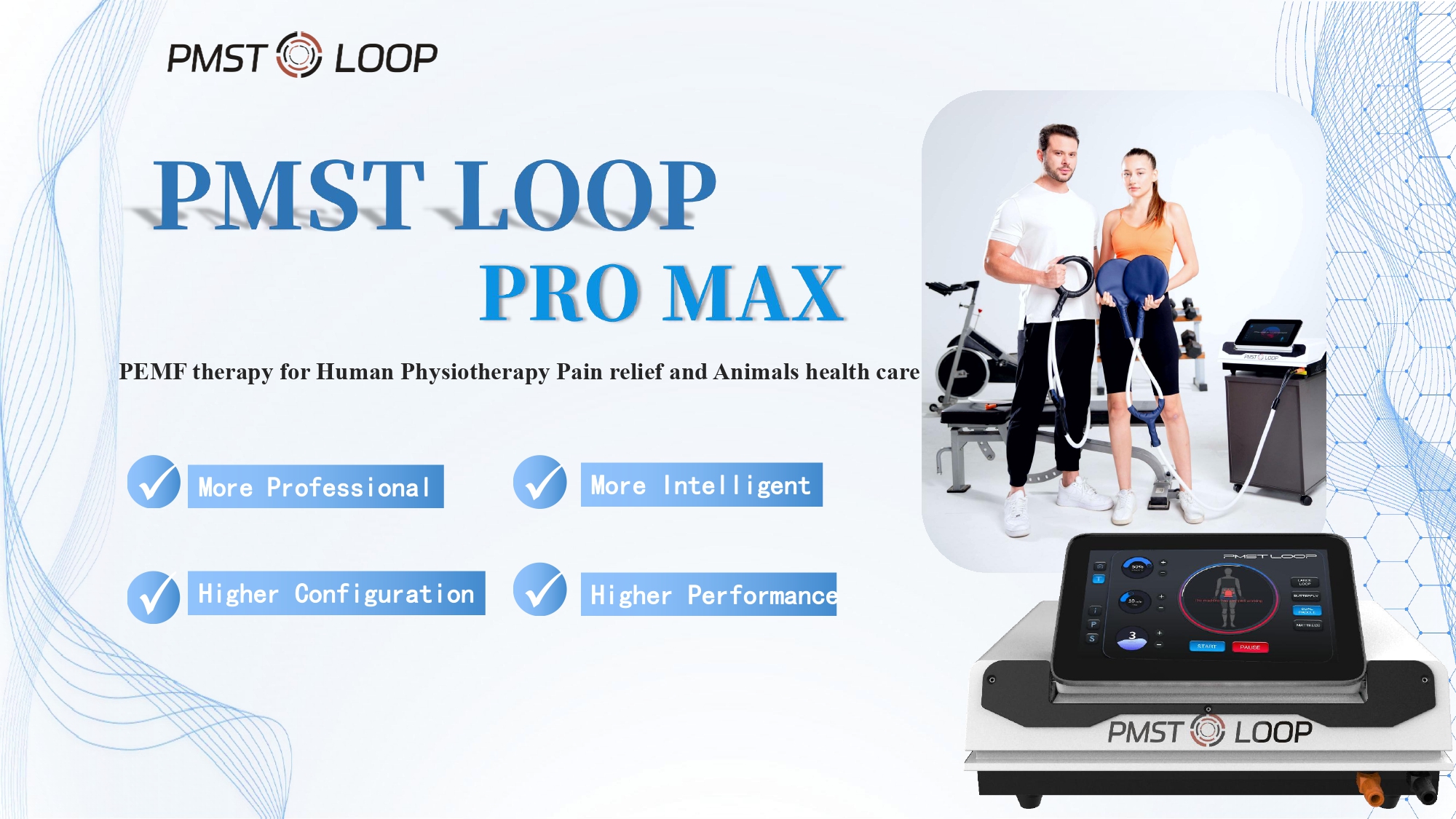 Machine de thérapie magnéto Emtt Physio portable 2024 Physiothérapie magnéto pour soulager la douleur