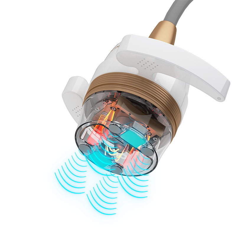 Appareil de machine d''amincissement de perte de graisse dissolvant le chauffage profond du corps RF de serrage de la peau