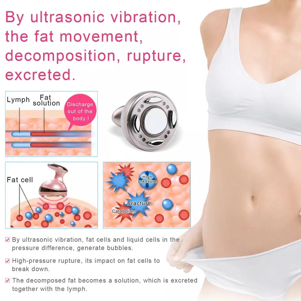 Machine de mise en forme du corps la plus récente, appareil de suppression de la cellulite par cavitation Rf et amincissement