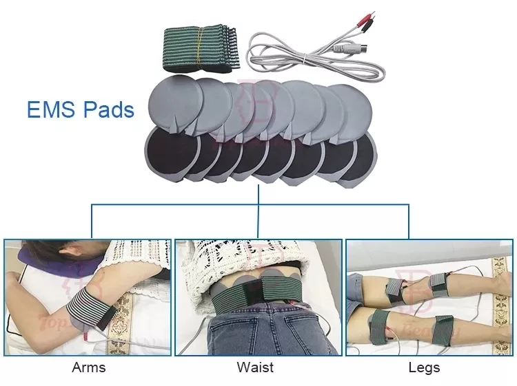 Machine professionnelle de drainage lymphatique 3 en 1 par pressothérapie infrarouge EMS avec couverture
