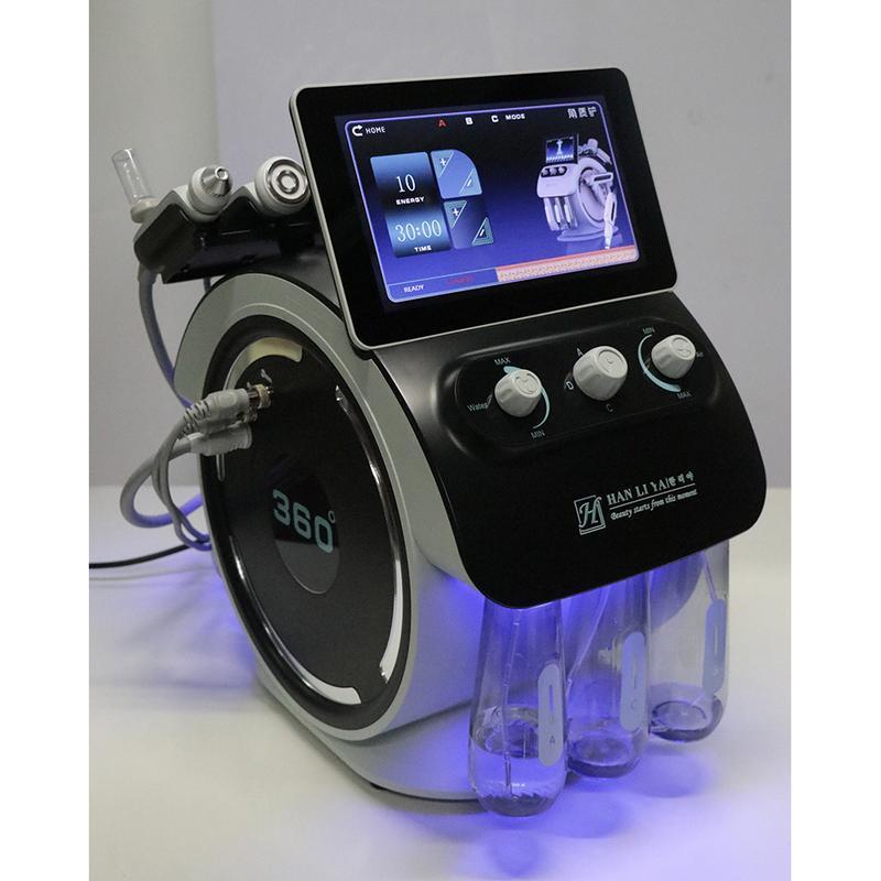 Appareil de soins du visage à jet d''eau oxygéné pour dermabrasion faciale anti-âge hydrodermabrasion