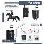 Thérapie magnétique extracorporelle Traitement magnétique pour chevaux Physiothérapie PEMF Appareil de soins pour animaux