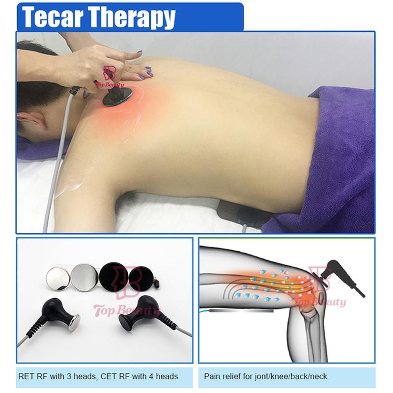 Machine de physiothérapie pour soulager la douleur avec onde de choc Tecar Ems 5 en 1