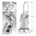 Machine d''amincissement corporel par système de cavitation sous vide à rotation à 360° RF