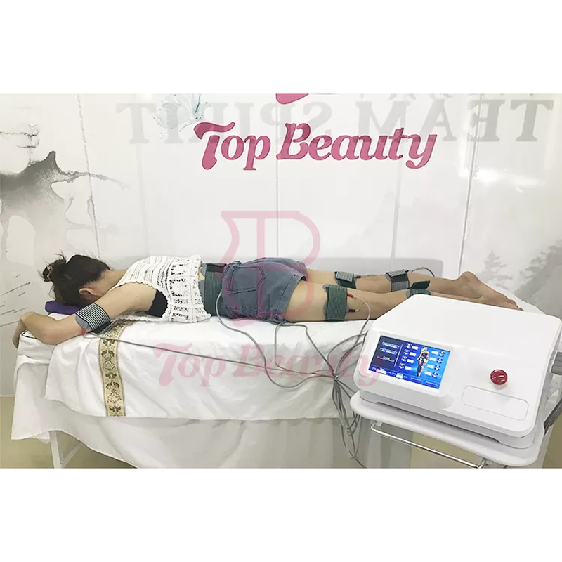 Machine professionnelle de drainage lymphatique 3 en 1 par pressothérapie infrarouge EMS avec couverture