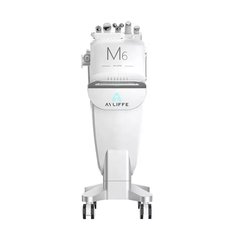 Appareil de nettoyage facial sous vide jet peel aqua 6 en 1 et hydro dermabrasion pour SPA