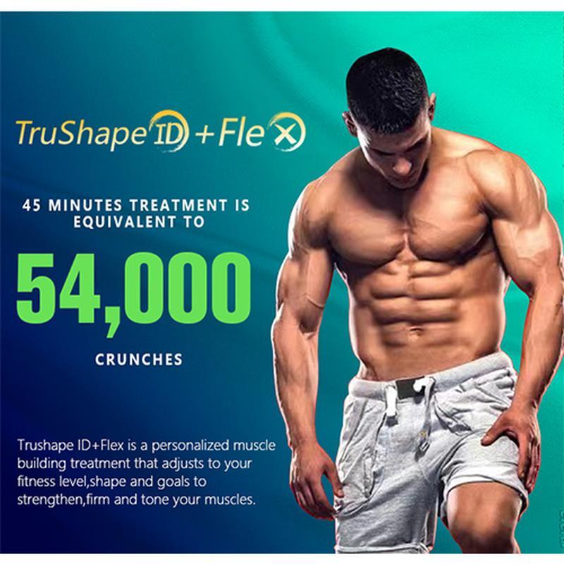 Machine de mise en forme corporelle par stimulation musculaire électrique Trusculpt ID + Flex EMS professionnelle