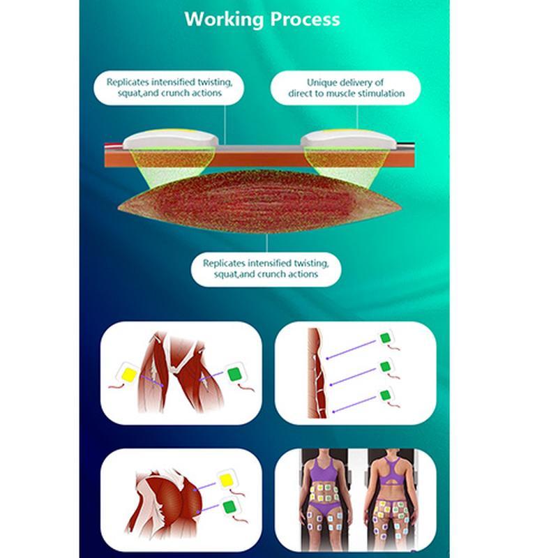 Machine de mise en forme corporelle par stimulation musculaire électrique Trusculpt ID + Flex EMS professionnelle