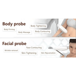 Machine de radiofréquence Mmfu Cyclone Rf Lifting facial indolore Machine Rf pour raffermir la peau et supprimer les rides