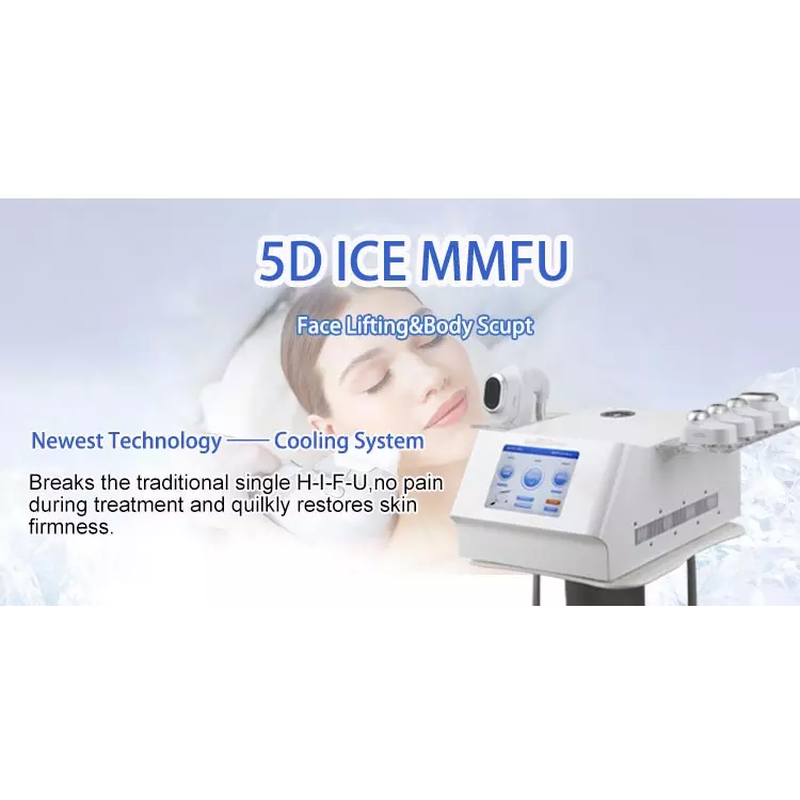 1 000 000 tirs 8D Refroidissement par glace HIFU 5D Smas Lifting Soin de la peau Machine de beauté