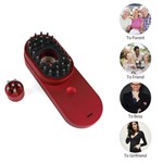 Brosse à cheveux ionique électrique mini portable antistatique pour le soin du cuir chevelu et traitement de perte de cheveux