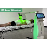 Machine de retrait des graisses par laser Lipo et d''amincissement du corps 6D 10D 1060Nm Diode Laser Lipo Lumière verte pour l''amincissement