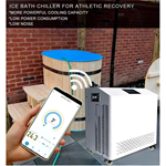 Refroidisseur d''eau pour bain de glace pour la récupération des athlètes, soulagement de la douleur et relaxation musculaire