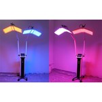 Traitement double plat PDT Photon Light Thérapie faciale 7 Couleurs LED Lumière faciale Thérapie Beauté Appareil