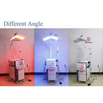 6 en 1 Thérapie faciale à lumière photonique PDT portable 6 couleurs lumière LED visage PDT Lumière RF peau resserrée Machine faciale hydro