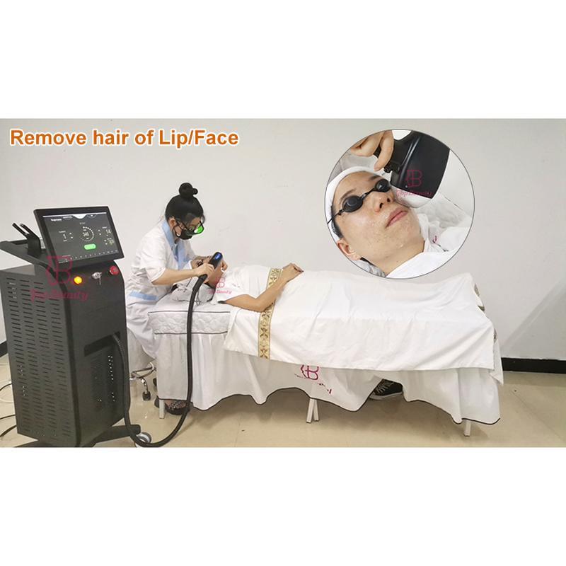 Machine professionnelle d''épilation au laser à diode 808nm