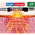 Appareil de massage à rouleau à thérapie infrarouge pour usage en salon professionnel