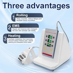 Appareil de massage chauffant Endosfera avec rouleau pour détendre les muscles et vibrer, machine de fitness et de slimming du corps