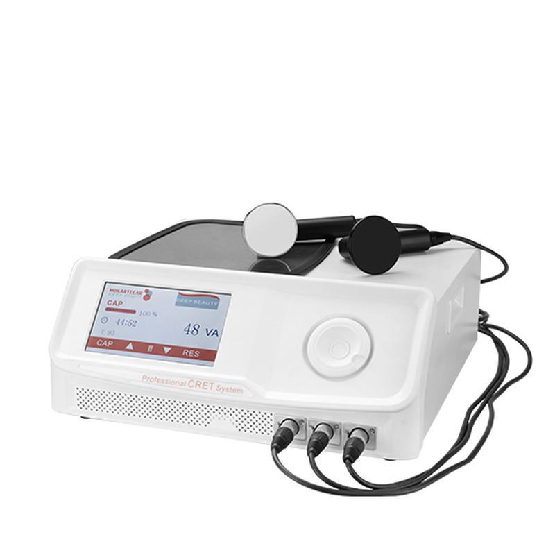 Soulagement de la douleur portable 448Khz thérapie tecar indiba rééducation physique machine de thérapie par ondes tecar