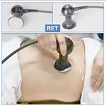 Machine à rouleaux de thérapie par rotation pour soulagement de la douleur avec Tecar Indiba Physiotherapy cet ret rf 448khz