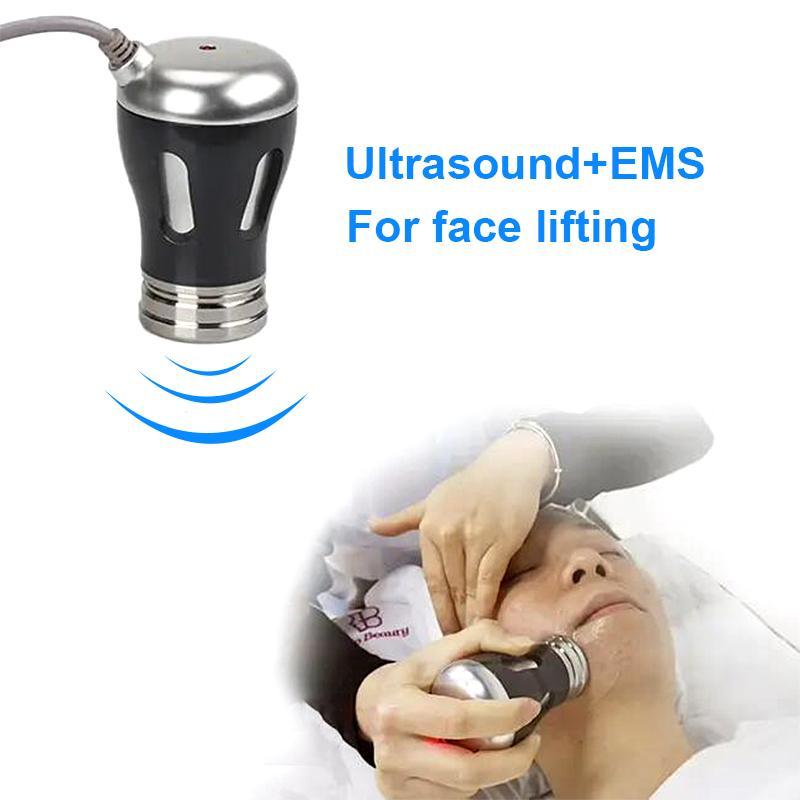 2 en 1 Appareil de beauté RF importé Dispositif de beauté EMS Machine anti-âge dispositif de lifting facial pour éliminer les rides Appareil de thérapie EMS à ultrasons