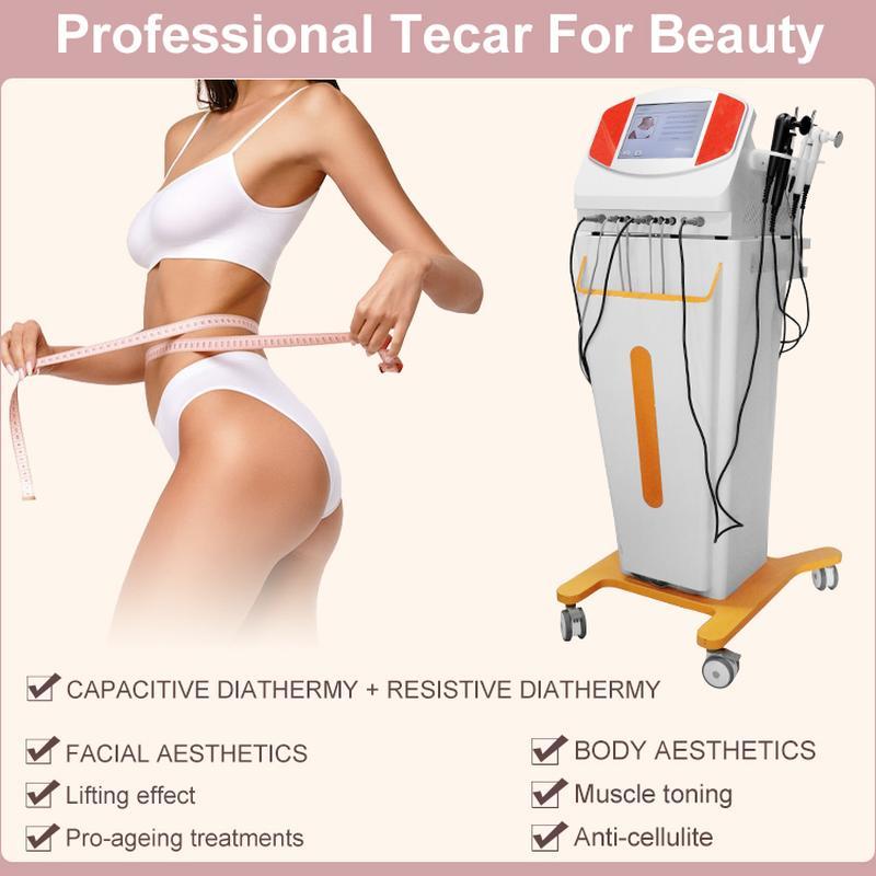 Thérapie Indiba Tecar 448KHZ pour le soulagement de la douleur, stimulateur musculaire électrofréquence Indiba, machine de physiothérapie pour sculpter le corps